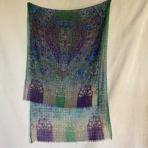 Aritzia Wilfred light weight wool shawl/wrap/blanket scarf